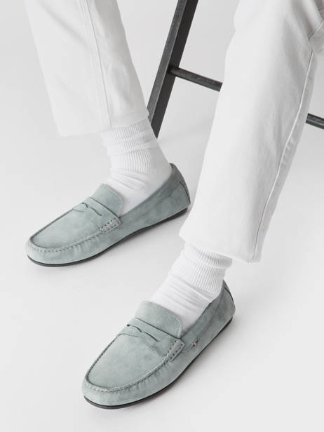 Mocassins Uit Leder Tommy hilfiger Grijs men 4998PN6 ander zicht 1